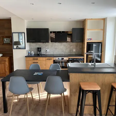 Les 4 Flocons, Centre, A 100m Du Lac, Avec Piscine , Wifi, Parking, Jardin Gérardmer