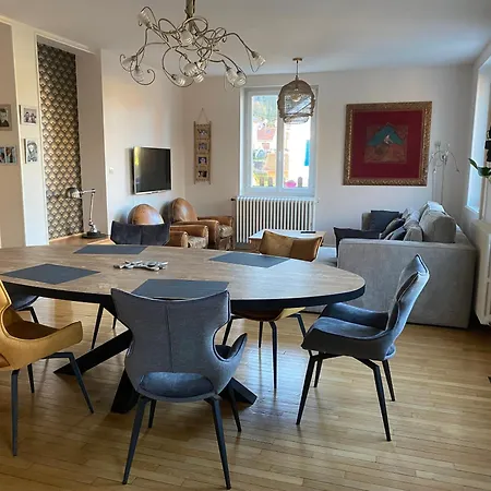 Les 4 Flocons, Centre, A 100m Du Lac, Avec Piscine , Wifi, Parking, Jardin * Gerardmer