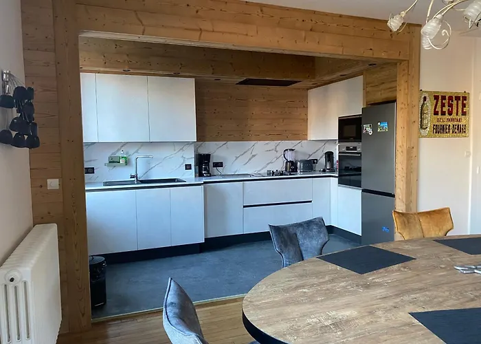Appartement Les 4 Flocons A 100m Et Du Centre , Wifi, Parking, Sauna